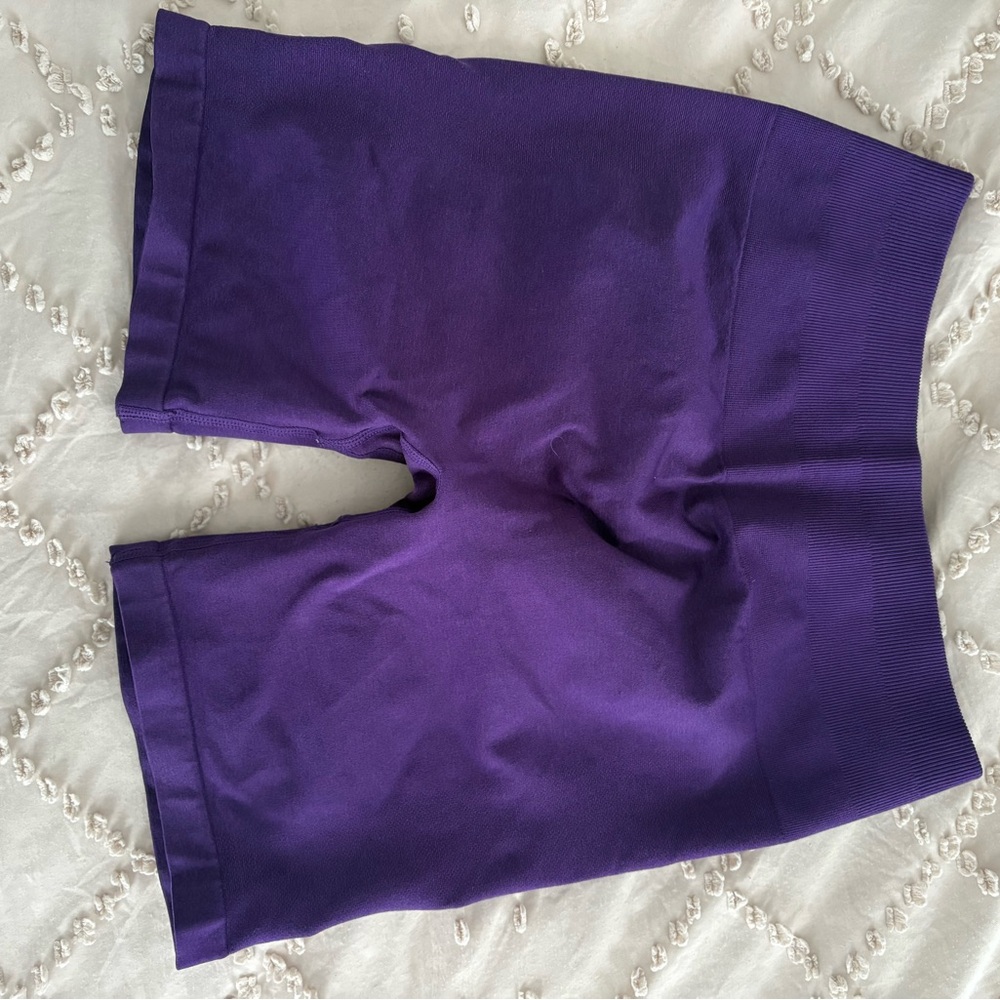 Vibrant Purple Women's Athletic Shorts